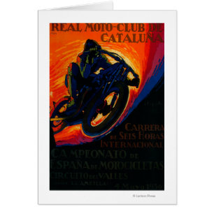 Real Moto Club Vintage PosterEurope