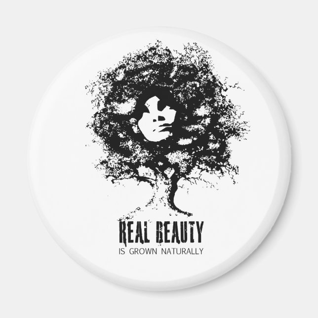Real Natural Beauty Magnet (Front)