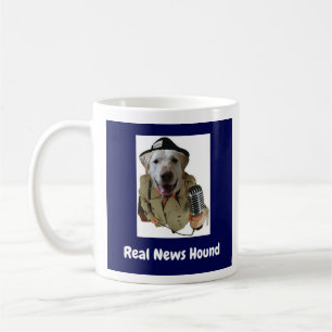 Real News Hound  Coffee Mug