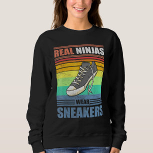 Real Ninjas Wear Sneakers Vintage Shoe Casual Foot