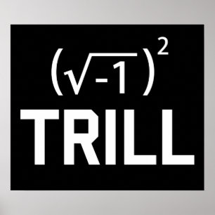 Real Numbers are Trill Poster