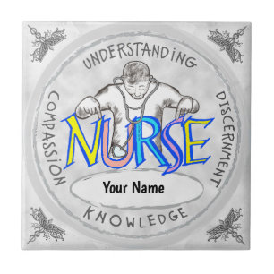 Real nurse ceramic tile