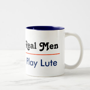 Real one Play Lute Two-Tone Coffee Mug