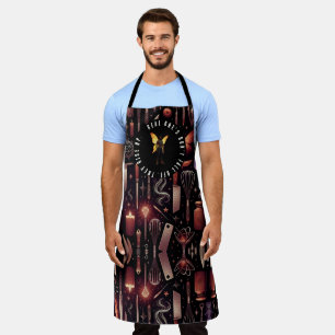 Real Ones Don’t Fall Off, They Rise Up" Bold Men Apron