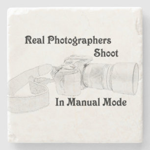 Real Photographers Stone Coaster