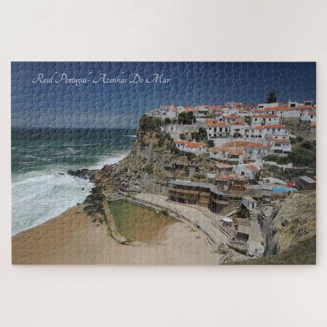 Real Portugal- Azenhas Do Mar Jigsaw Puzzle (Horizontal)