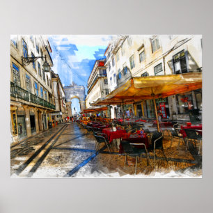 Real Portugal- Lisbon Street Poster