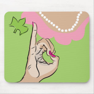 Real Pretty Girl Sorority Fun Mouse Pad