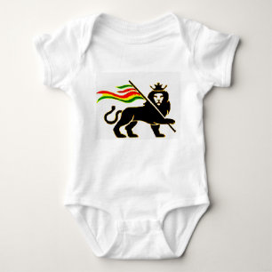 Real Rasta Lion Baby Baby Bodysuit
