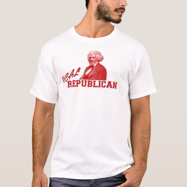 Real Republican, Frederick Douglass T-Shirt (Front)
