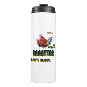 Real roosters thermal tumbler