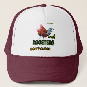 Real roosters trucker hat