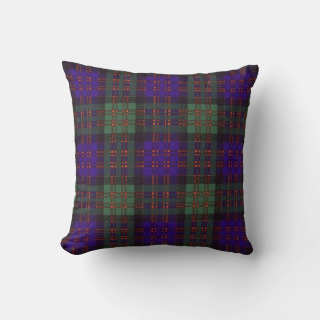 Real Scottish tartan -  Macdonald Clan Cushion (Front)