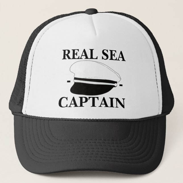 REAL SEA CAPTAIN TRUCKER HAT (Front)