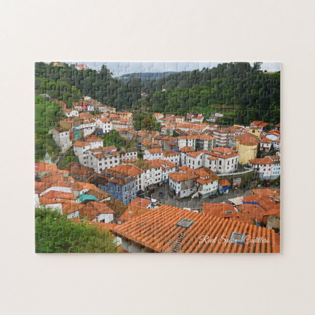 Real Spain- Cudillero Jigsaw Puzzle (Horizontal)