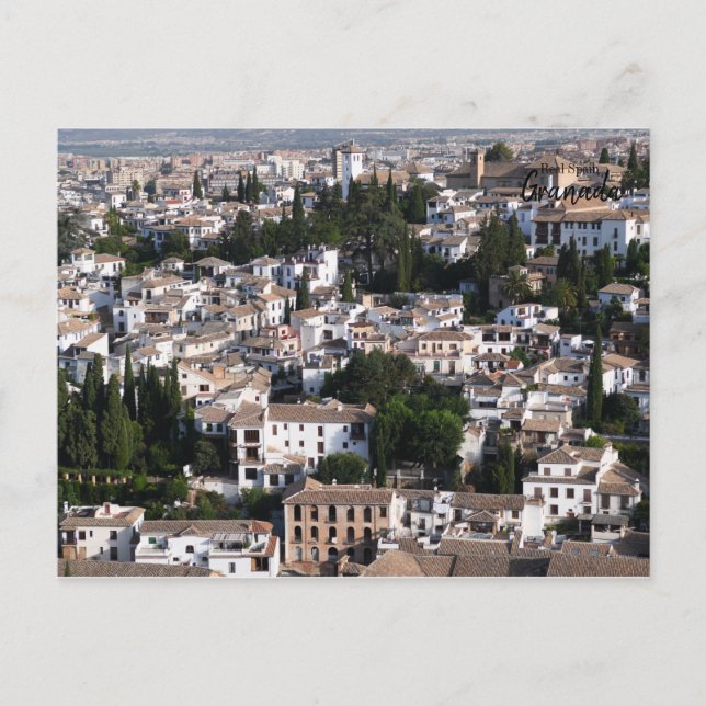 Real Spain- Granada Postcard (Front)