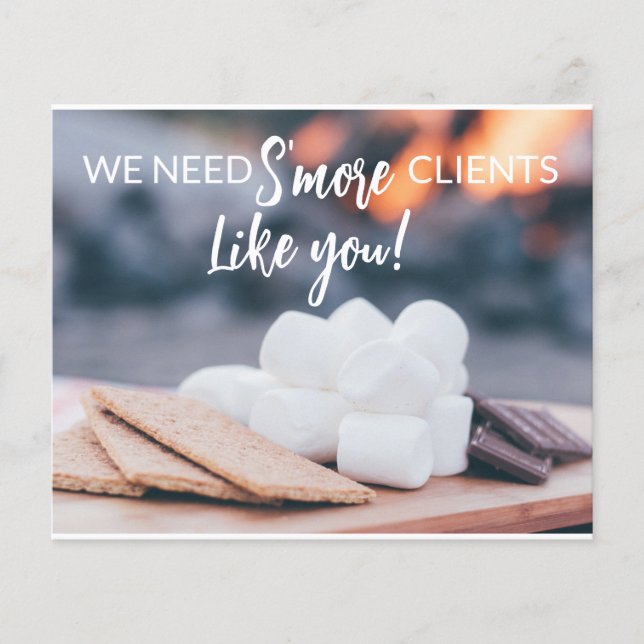 Real state Open House smore Pop by  Postcard Flyer (Front)