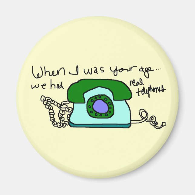 Real TelephonAge Magnet (Front)