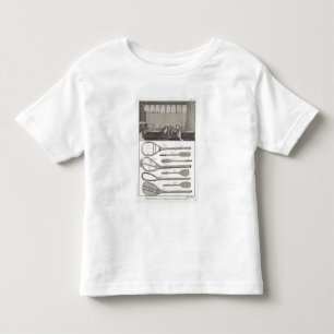 Real tennis and the construction of racquets, from toddler T-Shirt