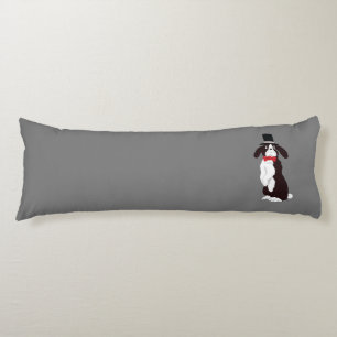 Real Tuxedo Bunny Body Cushion