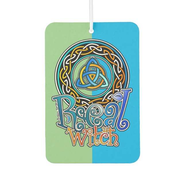 Real Witch Car Air Freshener (Front)