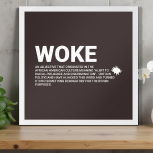 Real Woke Definition  Poster