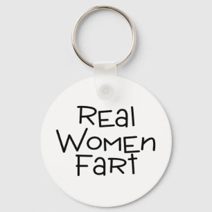 Real Women Fart Key Ring