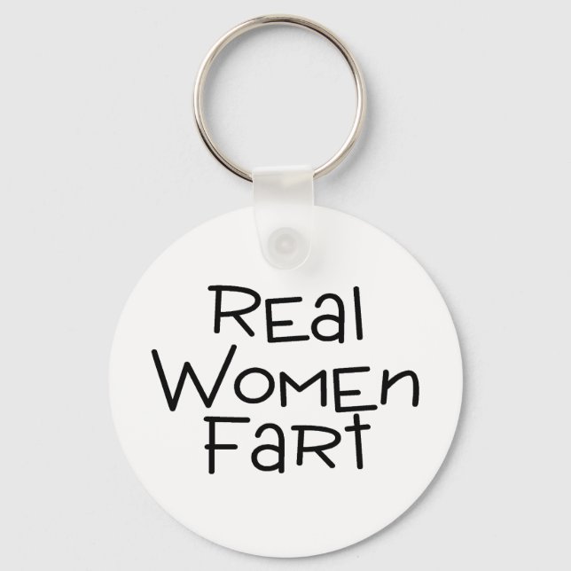 Real Women Fart Key Ring (Front)