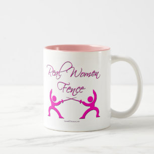 Real Women Fence Two-Tone Coffee Mug