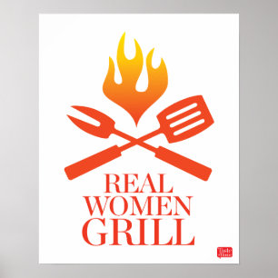 Real Women Grill Poster