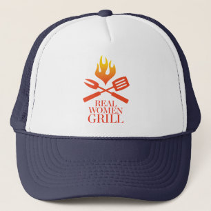 Real Women Grill Trucker Hat