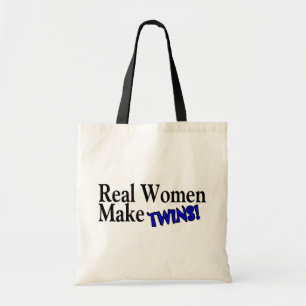 Real Women Make Twins (B) Tote Bag