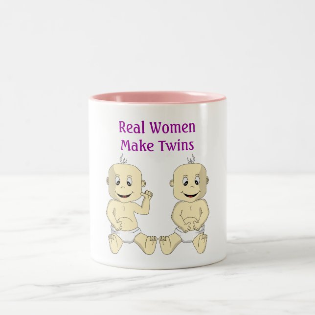 Real Women Make Twins Coffee Mug (Center)
