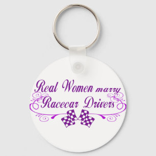 Real Women Marry Racecar Drivers Key Ring