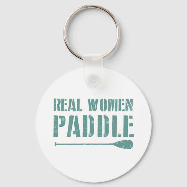 Real Women Paddle Key Ring (Front)