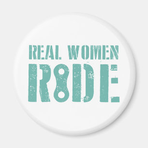 Real Women Ride Magnet