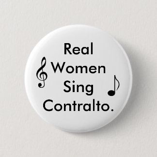 Real Women Sing Cont... 6 Cm Round Badge