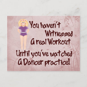 Real Workout Postcard