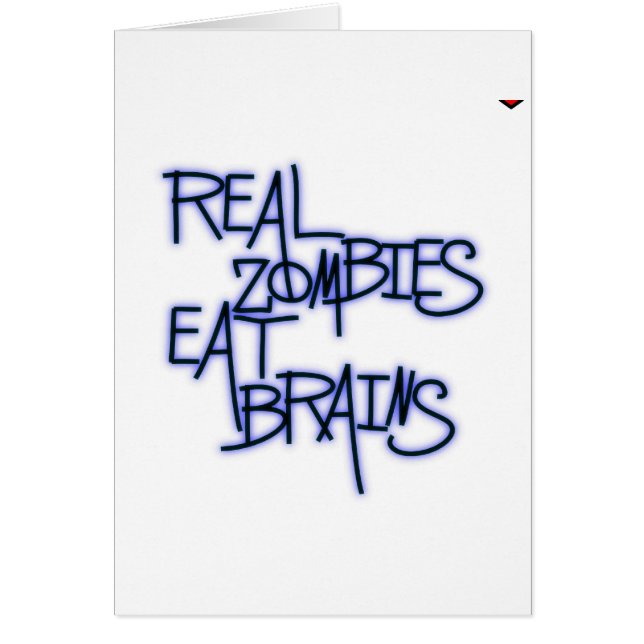Real Zombies Eat Brains! (Front)