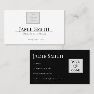 Realestate Business Card Templates Minimalistic