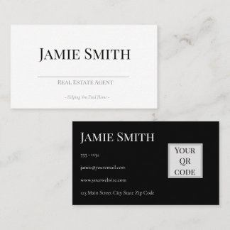 Realestate Business Card Templates Minimalistic