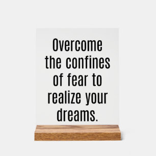 Realise Your Dreams Acrylic Sign
