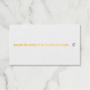 Realise Your Dreams Foil Gift Tag
