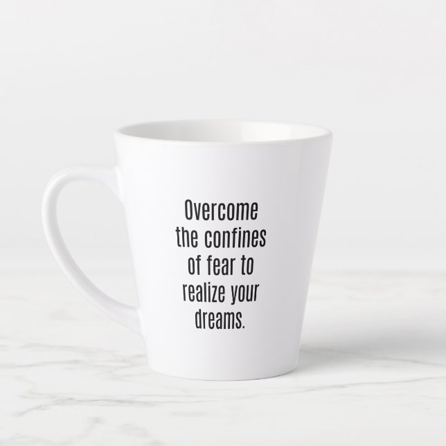 Realise Your Dreams Latte Mug (Left)