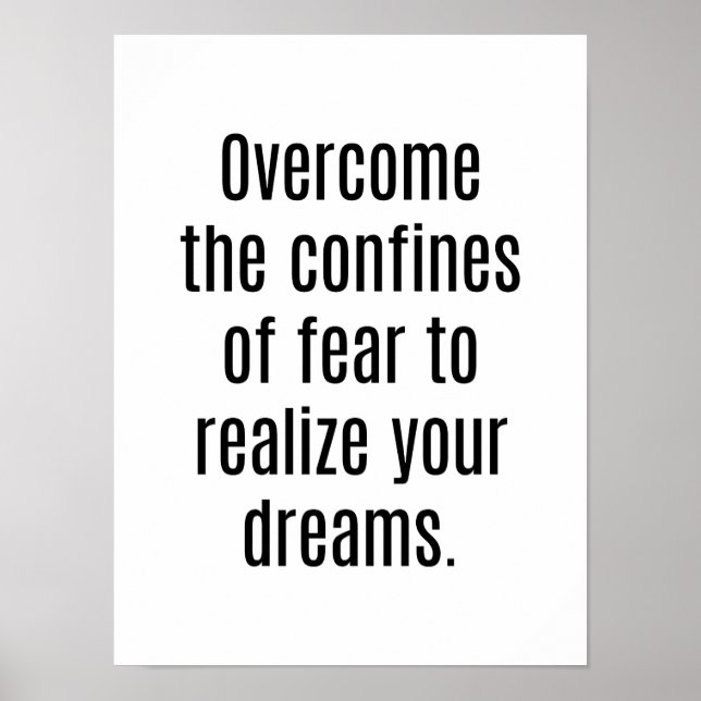 Realise Your Dreams Poster (Front)