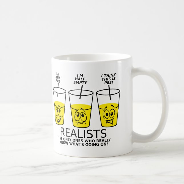 Realist Cup Funny Mug (Right)