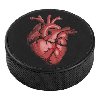 Realistic Anatomical Heart Image Hockey Puck