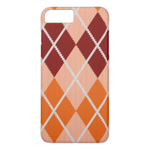 Realistic Argyle Cloth iPhone 8 Plus/7 Plus Case