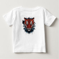 Realistic Baby Tiger Cub Portrait Natural Wildlife