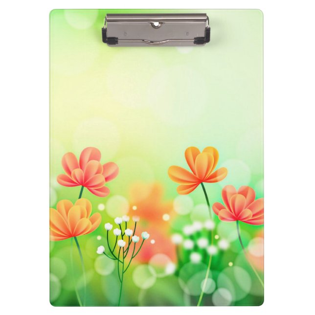 Realistic Blurred Spring Background-2374 Clipboard (Front)